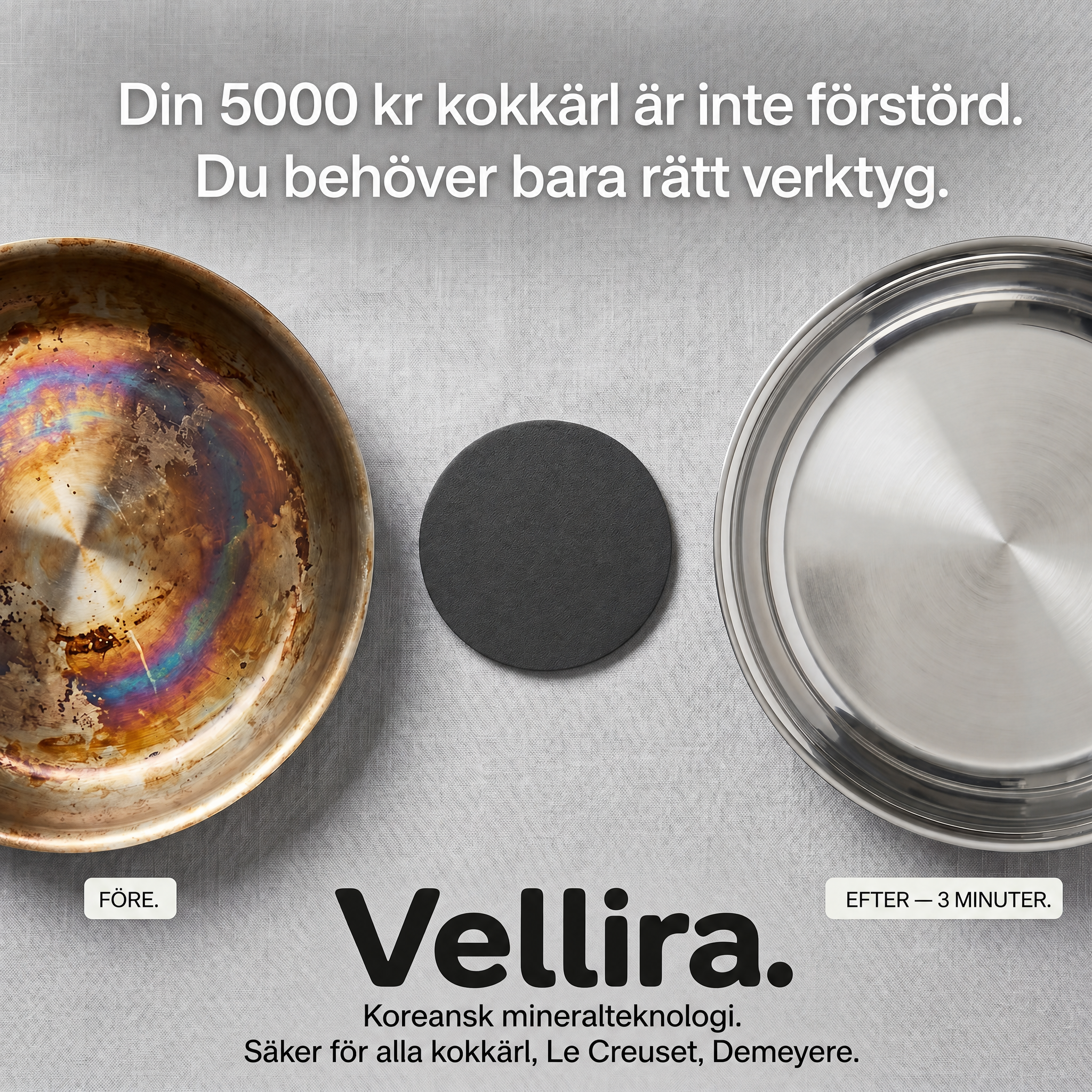 Vellira - gör ditt rostfria stål som nytt