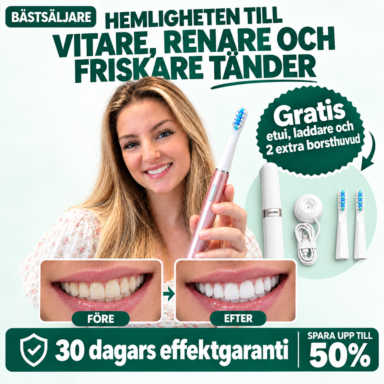 Vellira pro - Vitare, renare & friskare tänder