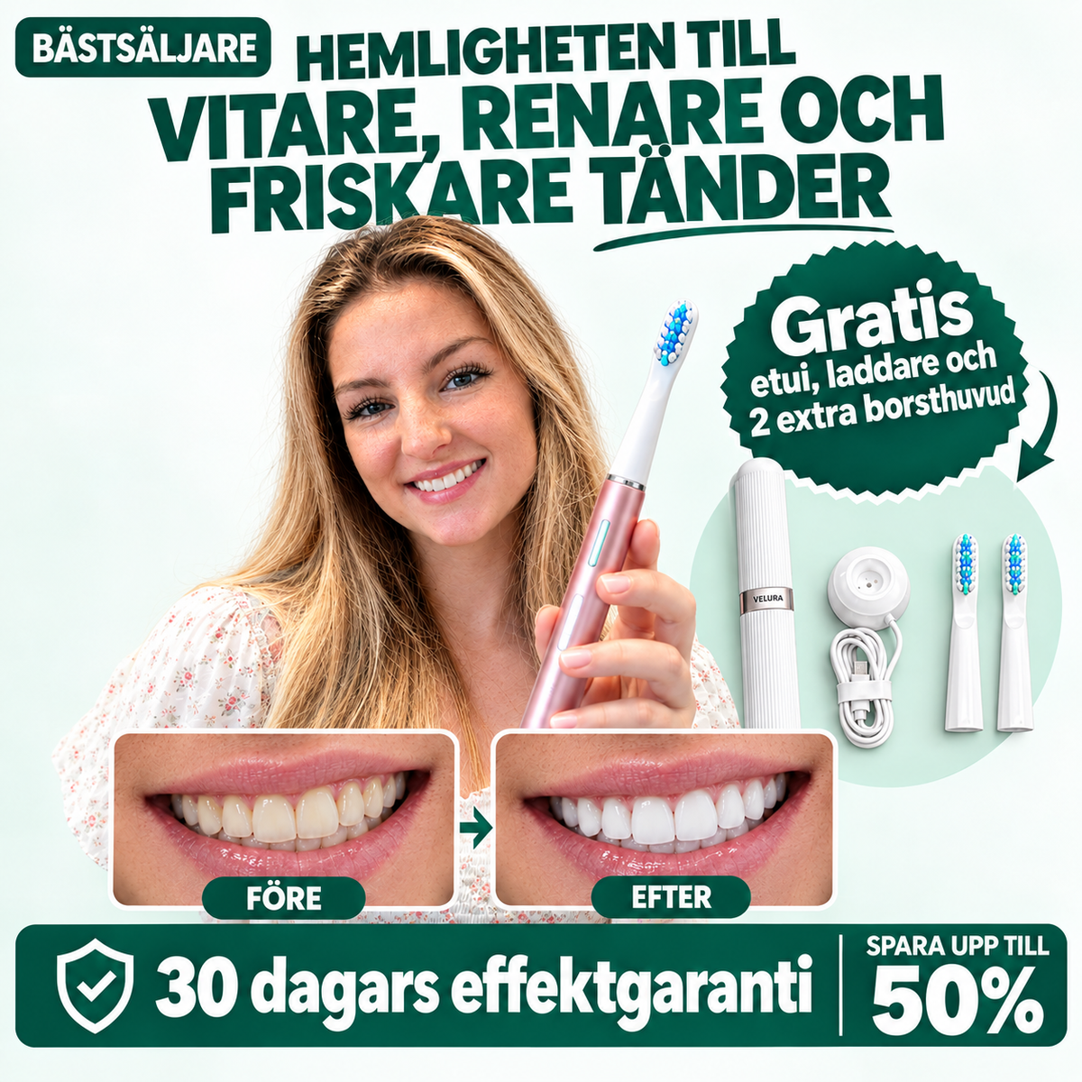 Vellira pro - Vitare, renare & friskare tänder